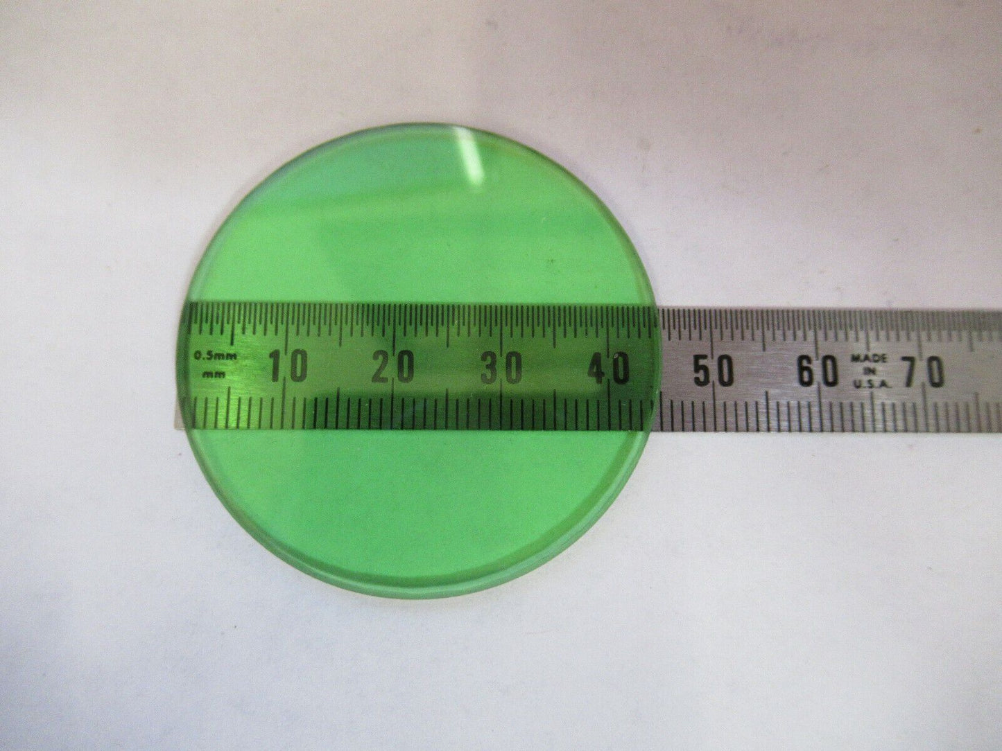 CARL ZEISS JENA BLUE GREEN FILTER OPTICS MICROSCOPE PART AS PICTURED &F9-A-76