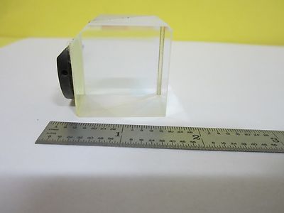 MICROSCOPE PART BEAM SPLITTER  OPTICS AS IS  BIN#19V-B-14