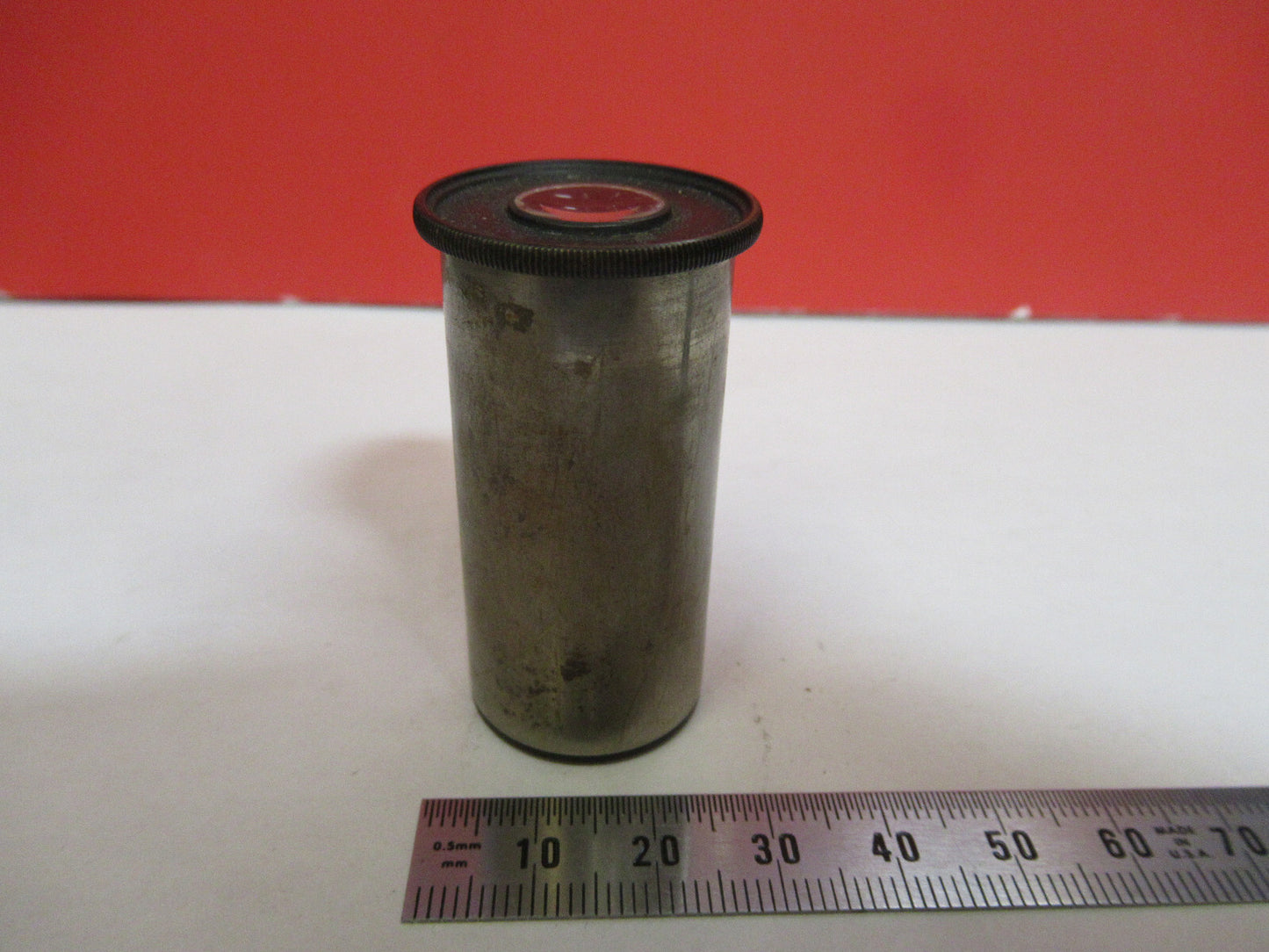 ERNST LEITZ GERMANY OCULAR EYEPIECE ANTIQUE MICROSCOPE PART AS PICTURED T9-A-17