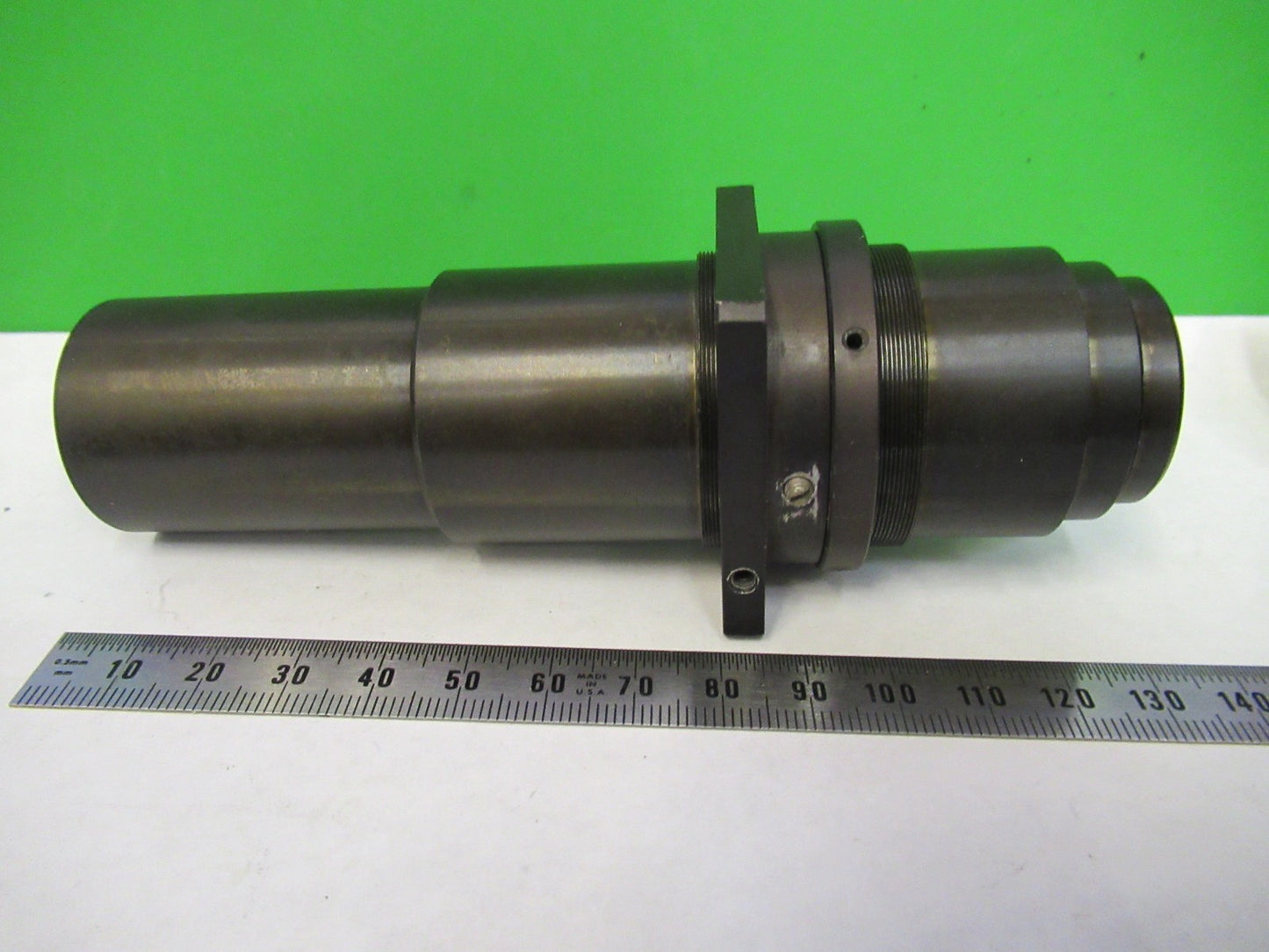 AUS JENA GERMANY LARGE LENS ASSEMBLY OPTICS MICROSCOPE PART AS PICTURED T2-A-55
