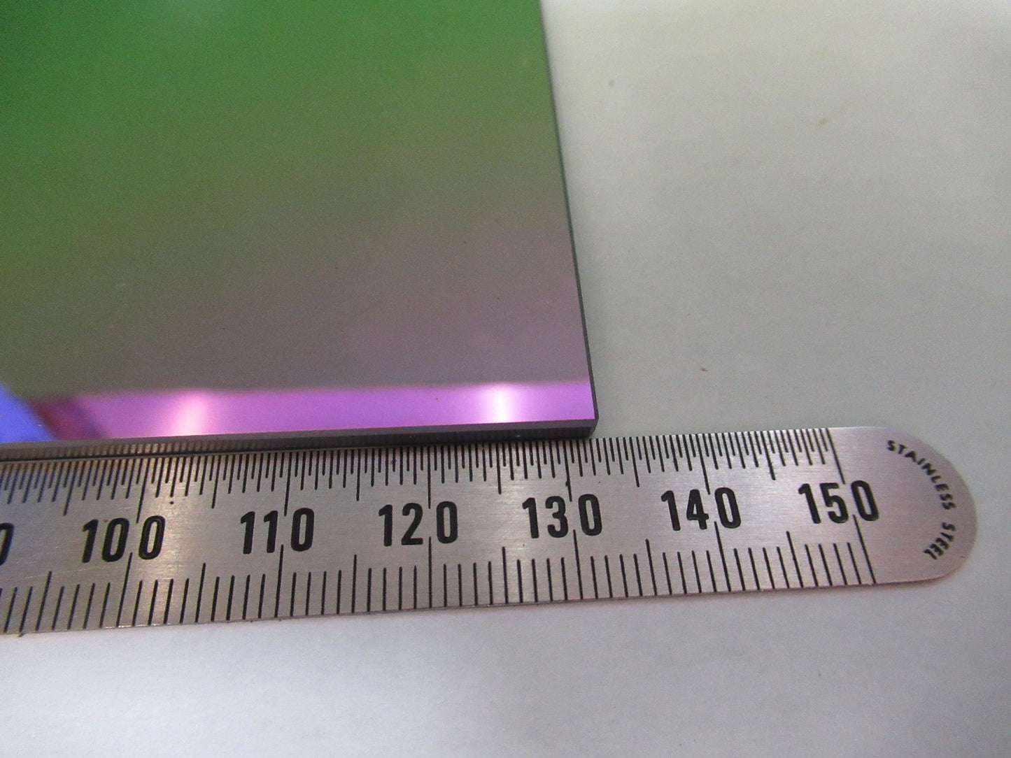 OPTICAL SILICON METAL LENS PLATE INFRARED  PRO LASER OPTICS AS PICTURED 98-A-05