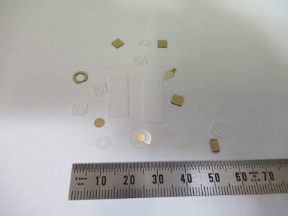 Lot Blanks Piezoelectric Quartz Crystal X-y-cut Gold Coated Piezo Sensor