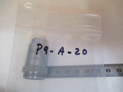 ANTIQUE ERNST LEITZ 45X/170 OBJECTIVE  MICROSCOPE PART AS PICTURED &P9-A-20