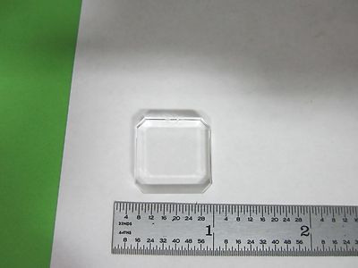 OPTICAL BK7 GLASS CHAMFERED BLOCK  PART LASER OPTICS #M3-04