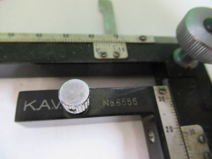 K.A.V. GENERIC CLIPS XY MICROSCOPE PART AS PICTURED Z7-FT-69