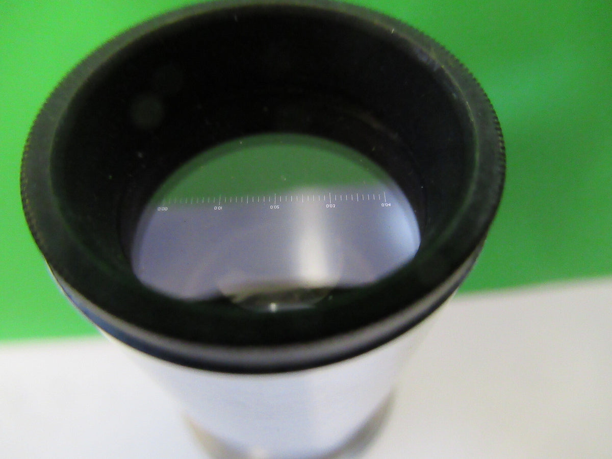 BAUSCH LOMB MICROMETER EYEPIECE OCULAR MICROSCOPE PART AS PICTURED &S2-C-38