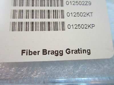 FIBER BRAGG GRATING 3M OPTICAL COMPONENT SENSOR ETC LASER OPTICS BIN#A2