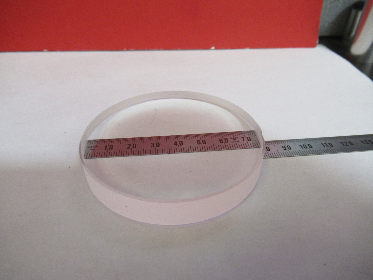OPTICAL FLAT UNCOATED FUSED SILICA PRO ZYGO LASER OPTICS AS PICTURED T9-A-32