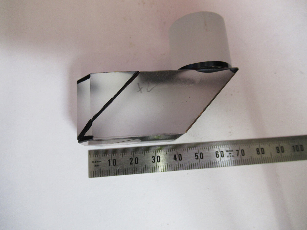 ZEISS GERMANY GLASS PRISM HEAD OPTICS MICROSCOPE PART AS PICTURED Y5-A-60