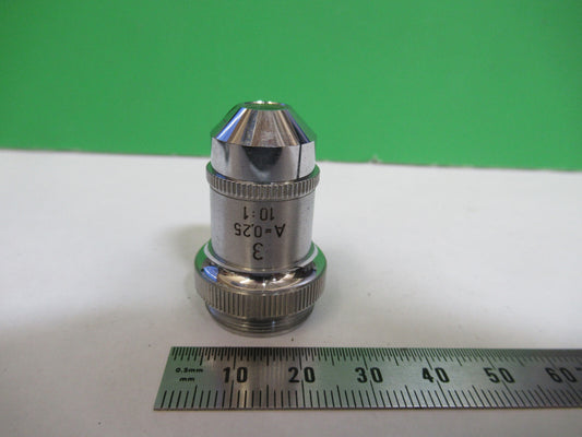 Ernst Leitz Germany Objective 10X "3" Microscope Part