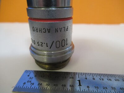 AMERICAN OPTICS AO 1024 ACHRO 100X OBJECTIVE MICROSCOPE PART AS PICTURED 1E-C-21