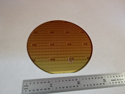Silicon Wafer with Components Devices Collectable Part