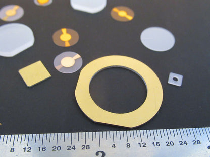 LOT ASSORTED PIEZO QUARTZ PIEZOELECTRIC BLANKS ULTRASONIC SENSOR &FT-1-B-05