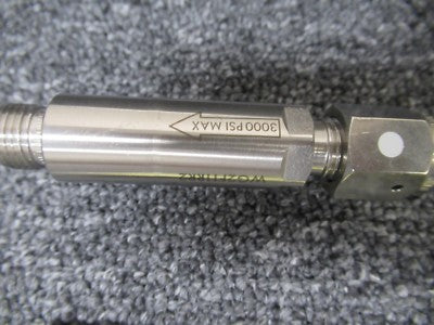 HIGH PRESSURE VALVE ASSEMBLY PARR FUJIKIN MILLIPORE 43800806EV AS PICTURED &100
