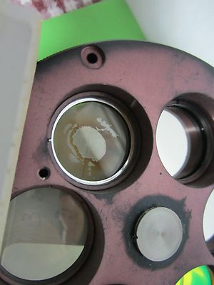 MICROSCOPE PART POLYVAR LEICA REICHERT FILTER WHEEL OPTICS AS IS BIN#P2-04