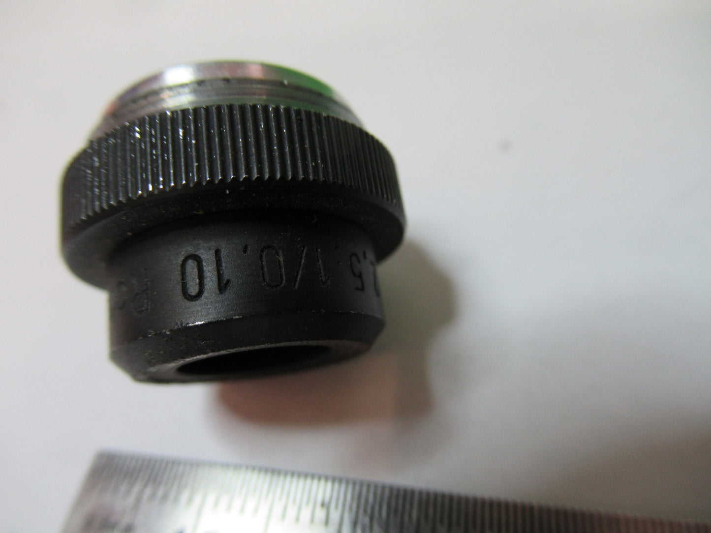 ROLYN GERMANY OBJECTIVE 2.5X LENS  MICROSCOPE PART AS PICTURED T5-A-91