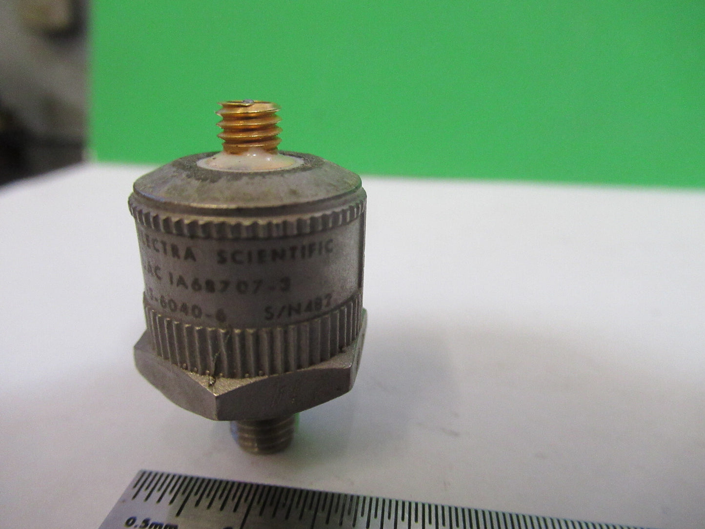 ELECTRA SCIENTIFIC ES 6040-6 ACCELEROMETER VIBRATION SENSOR AS PICTURED &W4-A-21