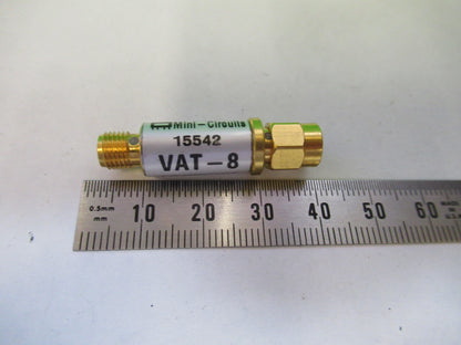 MINI CIRCUITS ATTENUATOR VAT-8 8 dB FREQUENCY RF MICROWAVE AS PICTURED S8-A-52