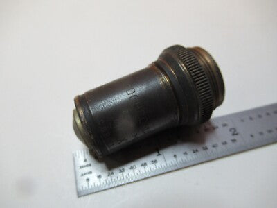 Antique Brass Objective Bausch & Lomb Apo 90X Microscope Part