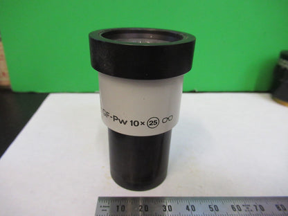 AUS JENA GERMANY 10X GF-Pw EYEPIECE OPTICS MICROSCOPE PART AS PICTURED T2-A-03