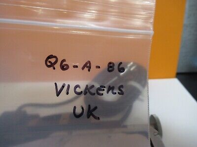 VICKERS UK ENGLAND STAGE MICROMETER CLIPS MICROSCOPE PART AS PICTURED &Q6-A-86