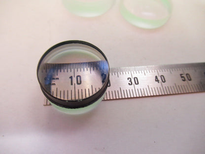 OPTICAL LENSES LOT ZEISS GERMANY GLASS OPTICS AS PICTURED 80-B-25