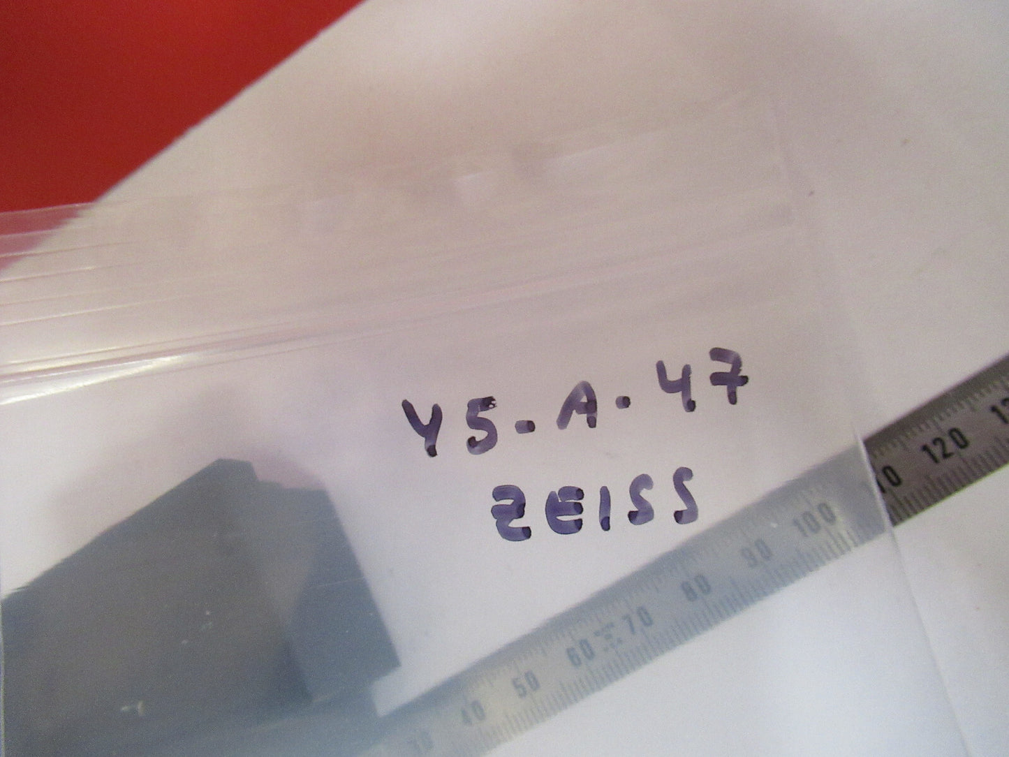 ZEISS GERMANY GLASS FOCUS LENS HEAD OPTICS MICROSCOPE PART AS PICTURED Y5-A-47