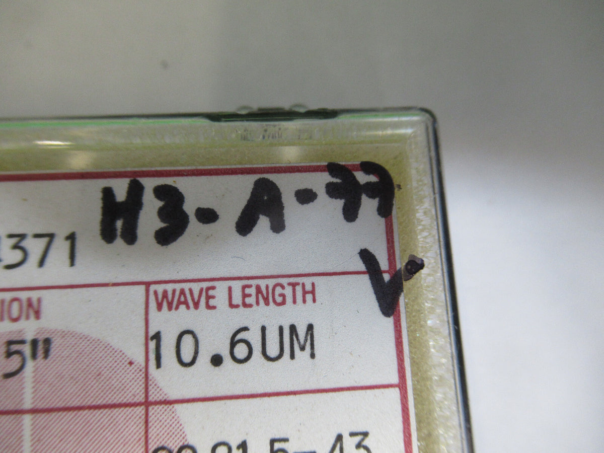 OPTICAL LASER POWER SILICON LENS INFRARED LASER OPTICS AS PICTURED H3-A-77B