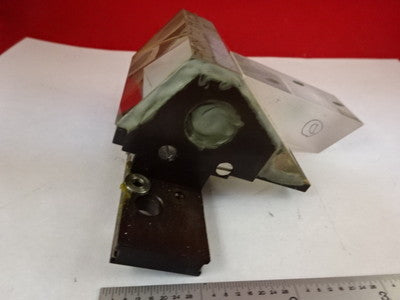 MICROSCOPE PART REICHERT LEICA POLYVAR HEAD PRISM OPTICS AS IS B#U1-B-03