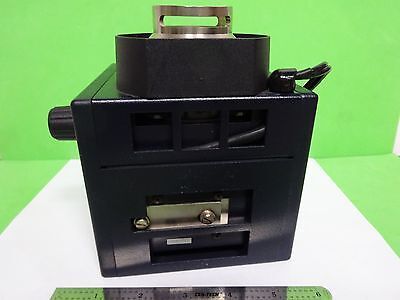 MIKROSKOP TEIL LEICA DMRB 504016 LAMPENGEHÄUSE ILLUMINATOR OPTICS AS IS BN#F6-98