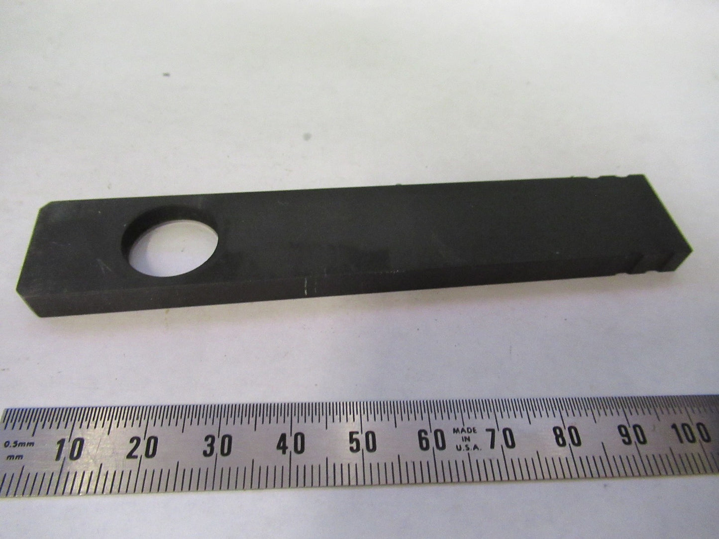AUS JENA GERMANY LAMBDA SLIDE POLARIZER MICROSCOPE PART AS PICTURED V8-B-04