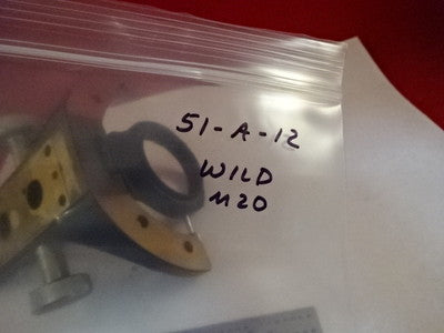 Microscope Part Wild Swiss M20 Brass Condenser Holder