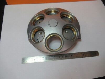REICHERT AUSTRIA POLYVAR HEXTUPLE NOSEPIECE MICROSCOPE PART AS PIC &W8-A-110