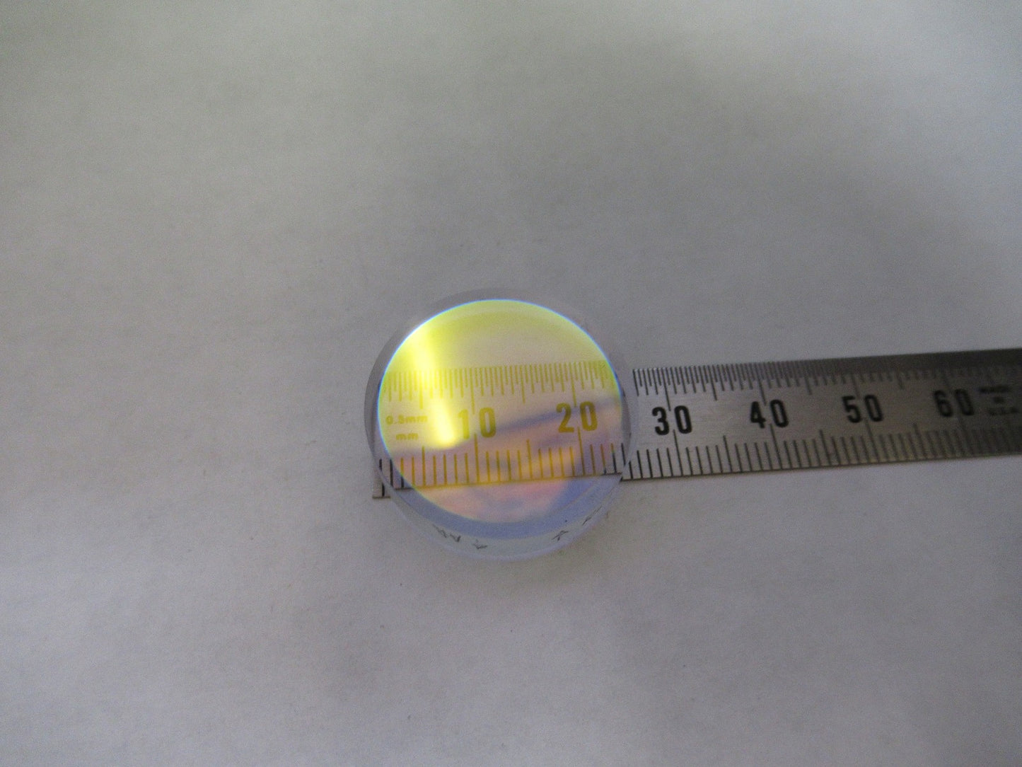 OPTICAL COATED DICHROIC MIRROR FILTER LASER OPTICS LENS AS PICTURED U8-A-127