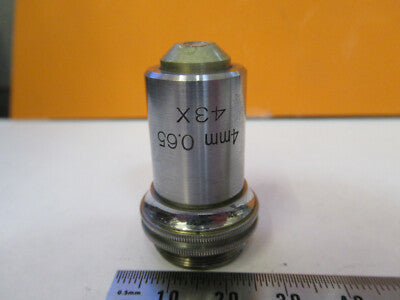 Bausch & Lomb 43X Objective Cracked Microscope Part Optics
