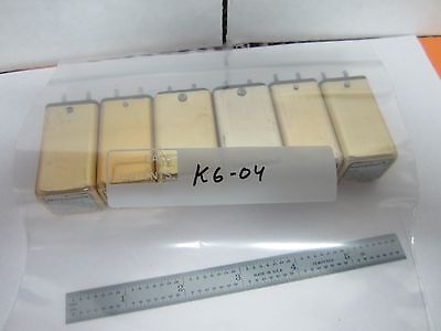 LOT 6 EA MOTOROLA QUARTZ CRYSTAL FREQUENCY CONTROL RADIO AS IS BIN#K6-04