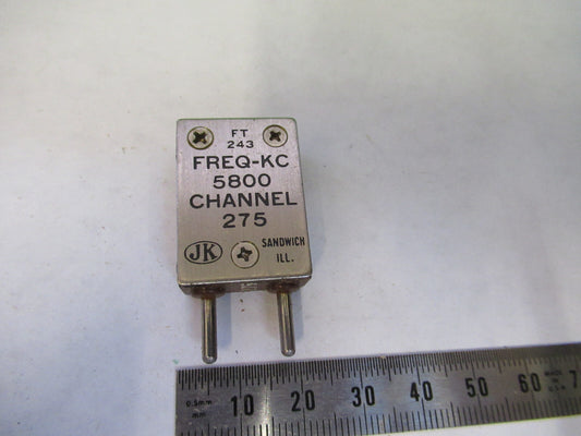 Vintage Wwii Jk Cts Quartz Crystal FT-243 5800 Kc Frequency Radio Amateur