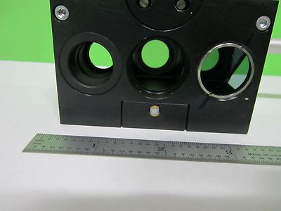 MICROSCOPE PART POLYVAR REICHERT LEICA MAIN FILTER BLOCK SLIDE AS IS BIN#S4-24