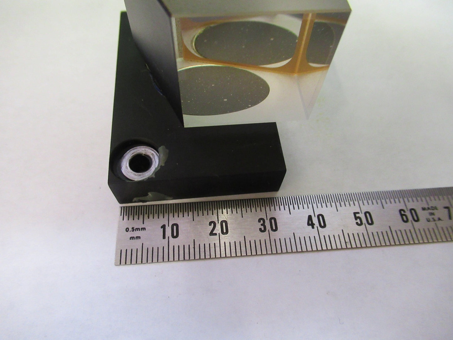 ZEISS GERMANY GLASS PENTA PRISM OPTICS MICROSCOPE PART AS PICTURED U8-B-14