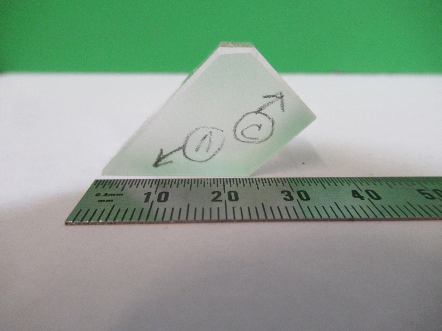 RARE optical mil spec glass prism laser optics  AS PICTURED &z5-a-26
