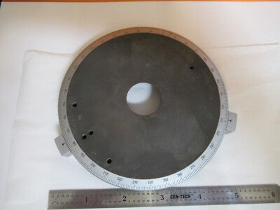 LEITZ WEZTLAR POLARIZATION STAGE ROTABLE TABLE MICROSCOPE AS PICTURED &A3-B-02