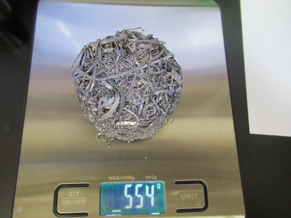 METAL TANTALUM ALLOY 99.5% CHEMICAL ELEMENT 554 GRAMS AS PICTURED #G5-A-39