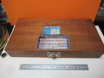 EMPTY MAHOGANY WOOD BOX BRUEL KJAER INSTRUMENT AS PICTURED &16-B-20