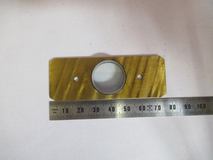ANTIQUE BRASS COMPRESSORIUM STAGE LONDON MICROSCOPE PART AS PICTURED F8-A-40