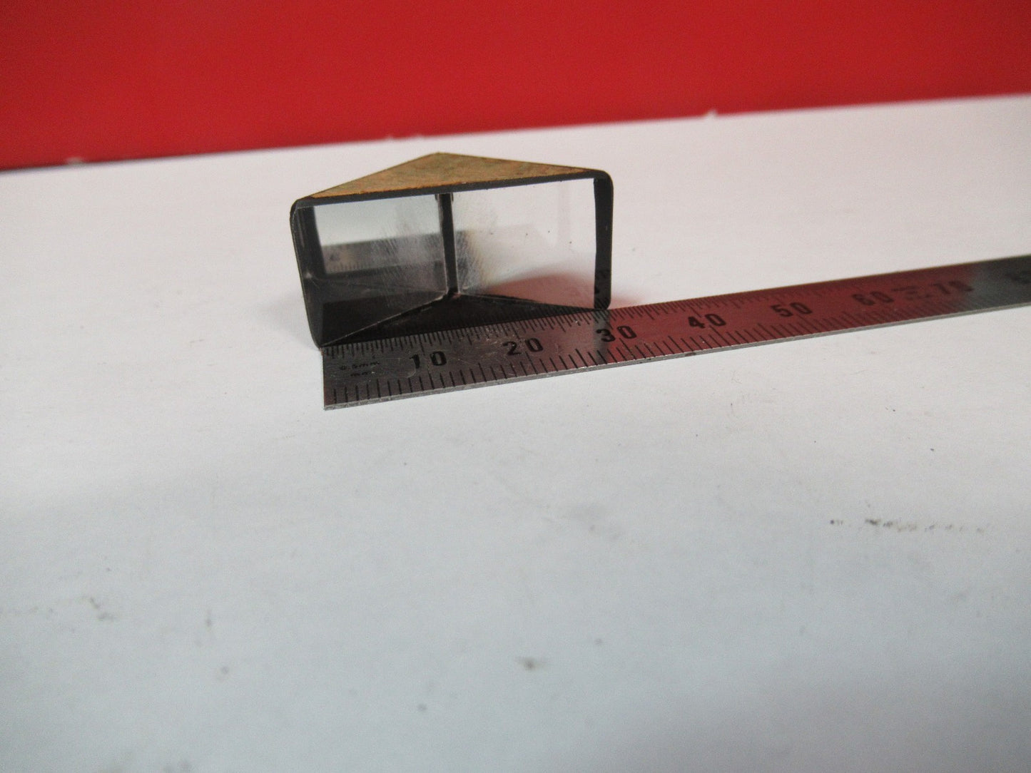 ANTIQUE SPENCER AO GLASS PRISM HEAD OPTICS MICROSCOPE PART AS PICTURED T7-A-60