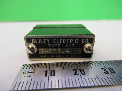 VINTAGE WWII BLILEY QUARTZ CRYSTAL AX2 14222.4 KC FREQUENCY RADIO AMATEUR S1-B29