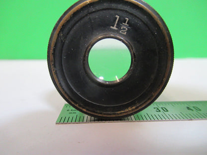 ANTIKES BAUSCH LOMB "1 1/2" OKULAROPTIK MIKROSKOPTEIL WIE ABGEBILDET P2-B-54 