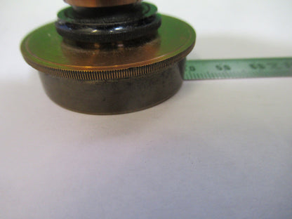 Antique Brass Condenser Piece UK England Microscope Part