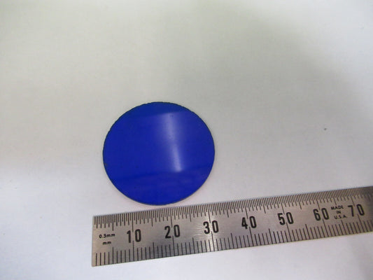 Bausch & Lomb blue filter Glass Optics Microscope Part