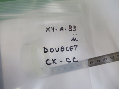 OPTICAL BK7 THICK DOUBLET LENS CONCEX CONCAVE LASER OPTICS AS PICTURED X4-A-83
